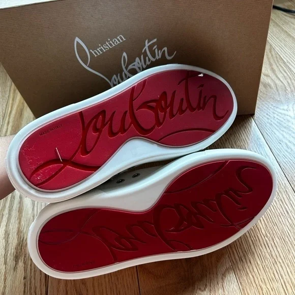 NIB Christian Louboutin Simplerui Leather Sneakers - Picture 2 of 12